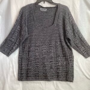 Charcoal Knit Women's Sweater